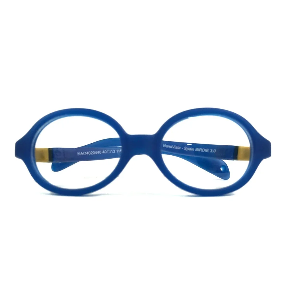 Nano Vista Eyeglasses Frames BIRDIE 3.0 NAO4020440 Blue Rubberized 40-13-115